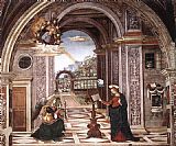 Bernardino Pinturicchio Wall Art - Annunciation